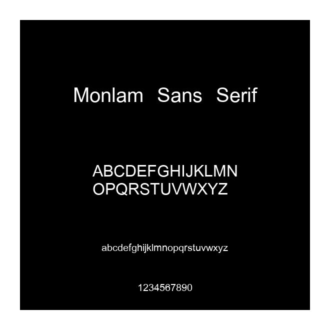 Monlam Sans Serif