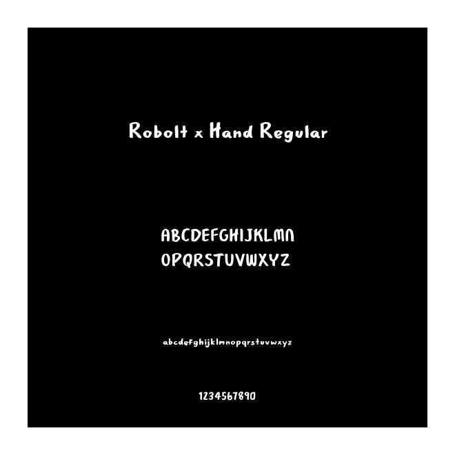Robolt x Hand Regular
