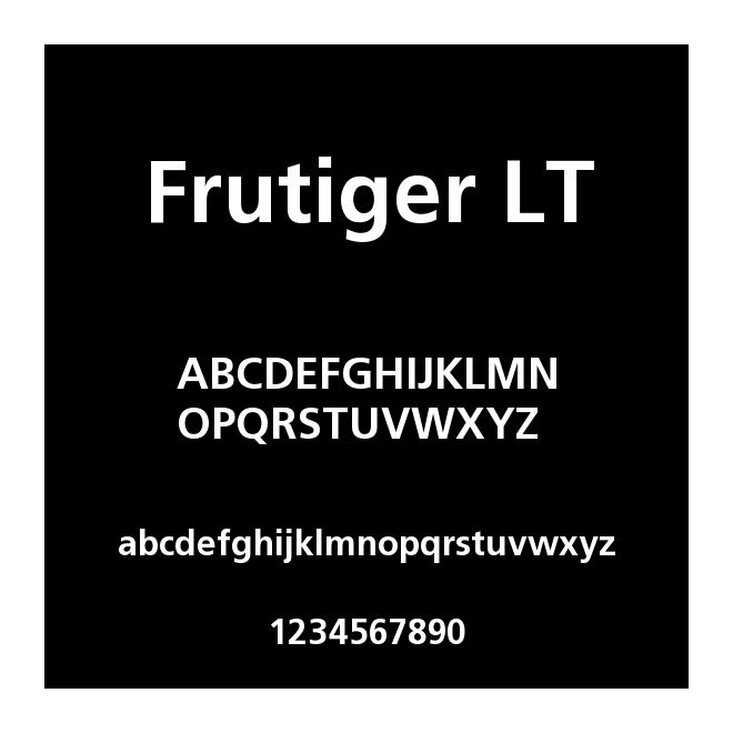 Frutiger LT