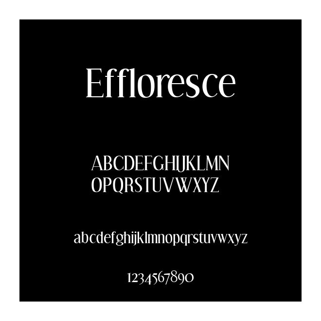 Effloresce