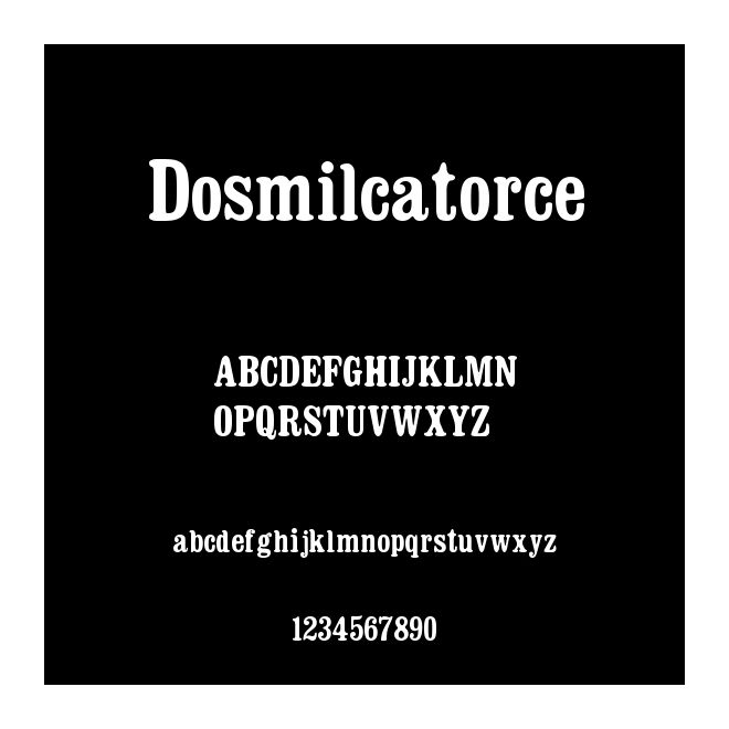 Dosmilcatorce