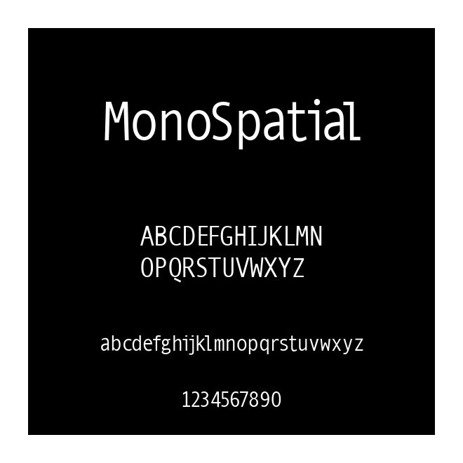 MonoSpatial