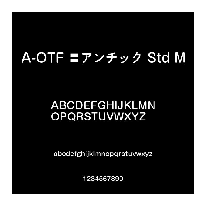A-OTF 丸アンチック Std M