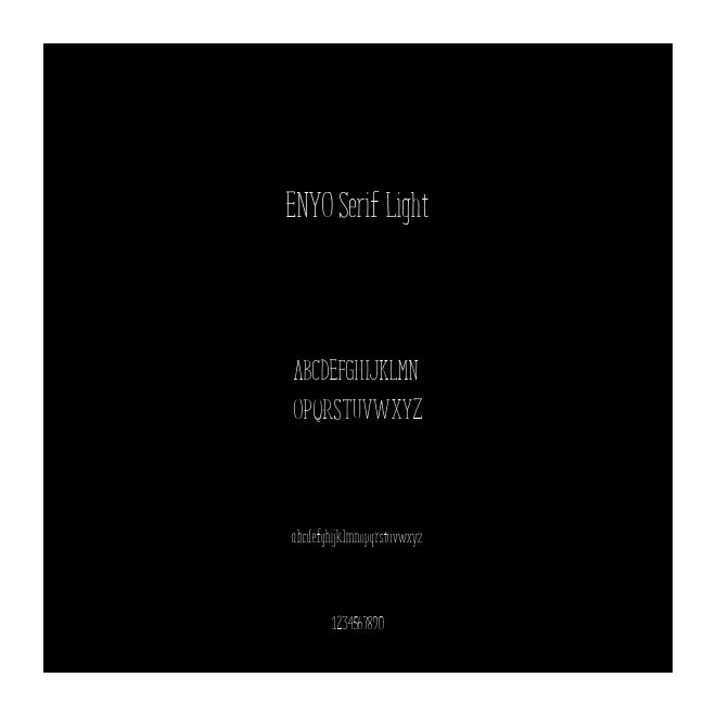 ENYO Serif Light