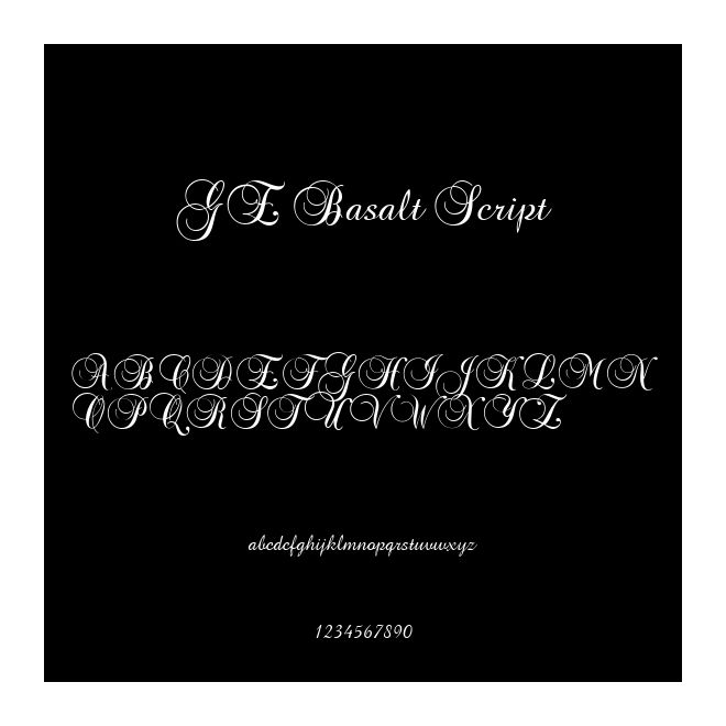 GE Basalt Script