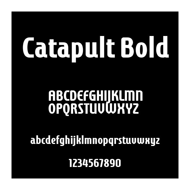 Catapult Bold