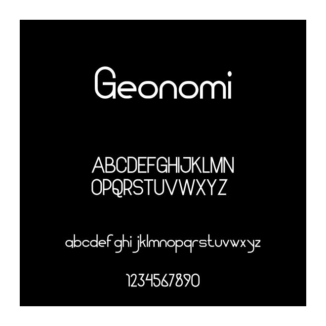 Geonomi