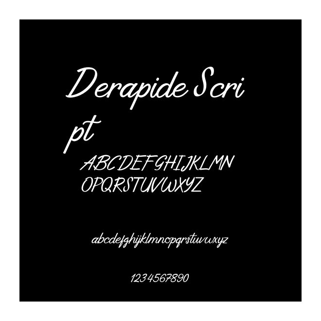 Derapide Script