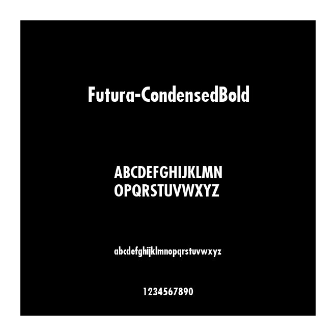 Futura-CondensedBold