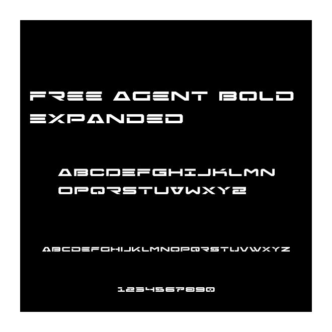 Free Agent Bold Expanded