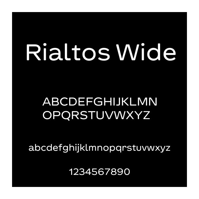 Rialtos Wide