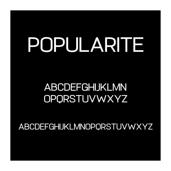 Popularite