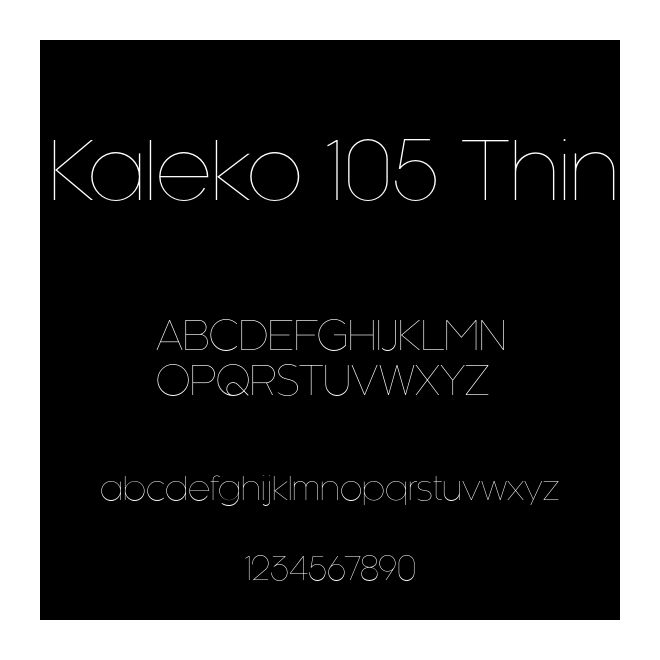 Kaleko 105 Thin