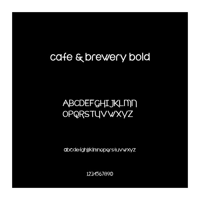cafe & brewery bold