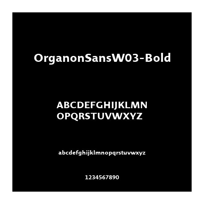 OrganonSansW03-Bold