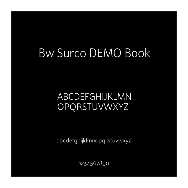 Bw Surco DEMO Book