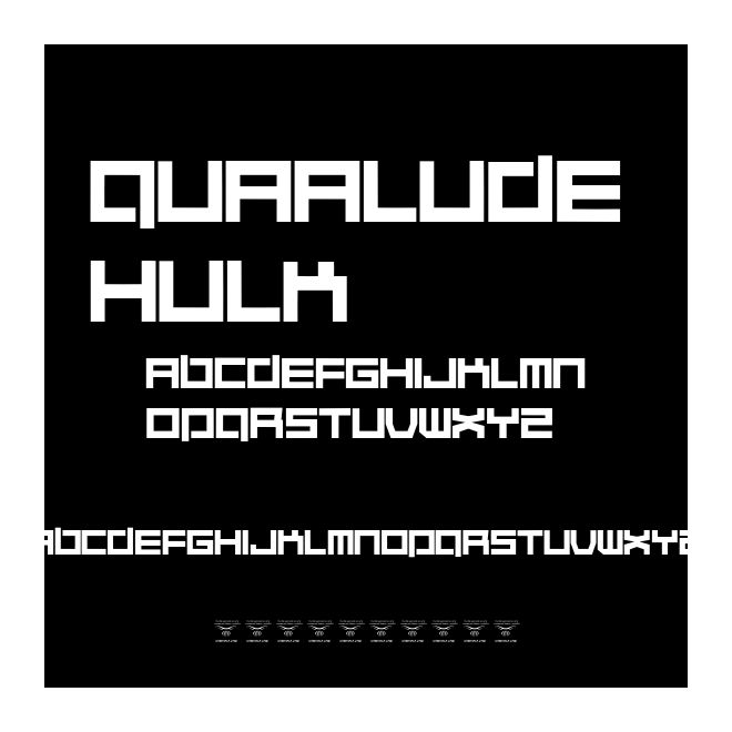 Quaalude hulk