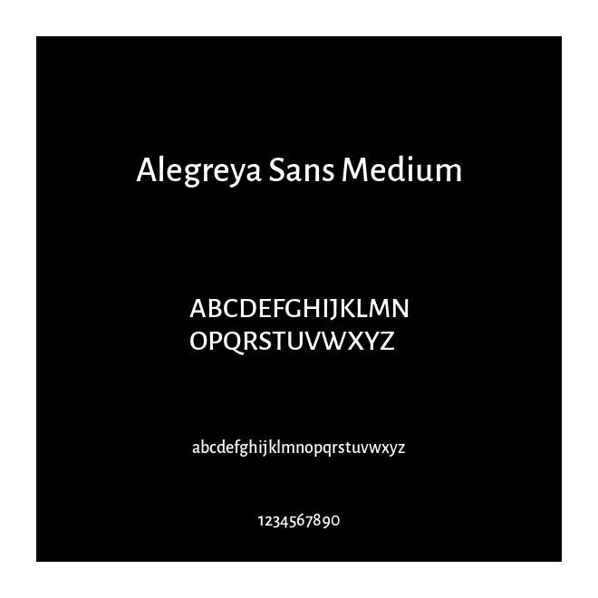 Alegreya Sans Medium