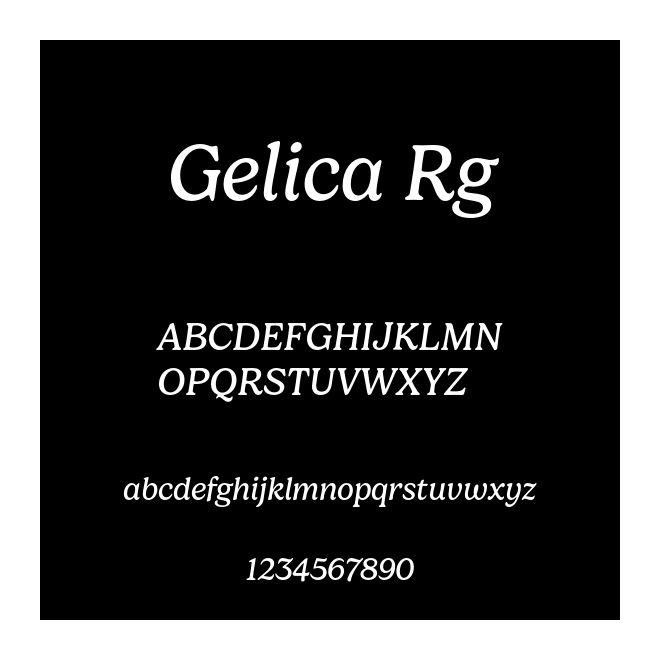 Gelica Rg