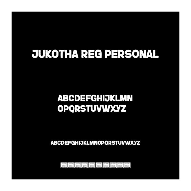 JUKOTHA Reg Personal