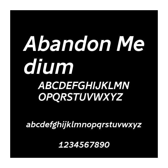 Abandon Medium