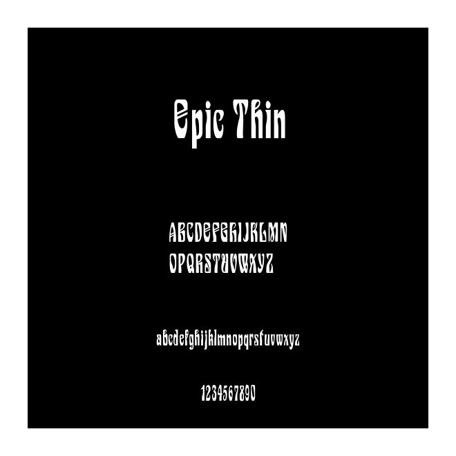 Epic Thin