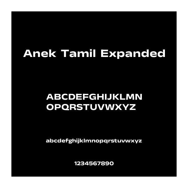 Anek Tamil Expanded