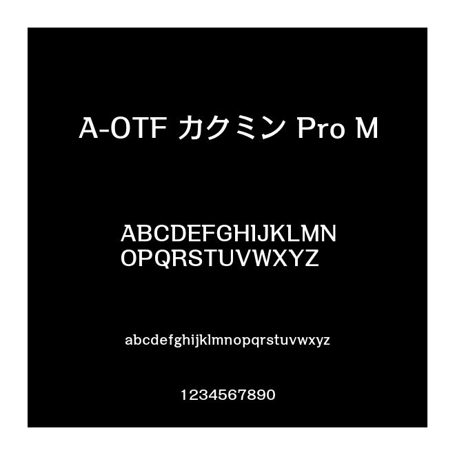 A-OTF カクミン Pro M