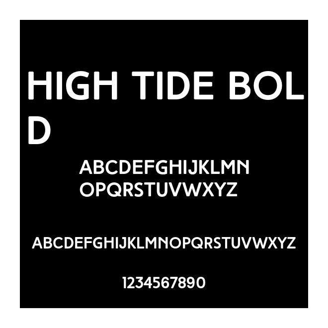 High Tide Bold