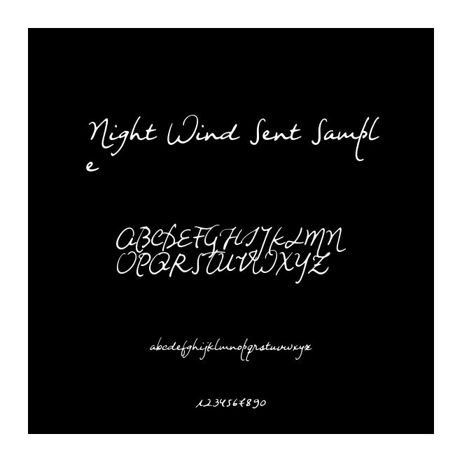 Night Wind Sent Sample