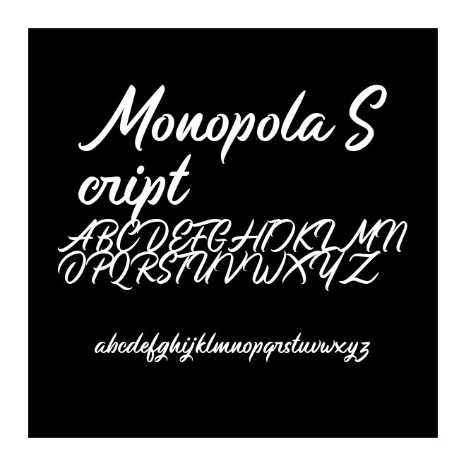 Monopola Script