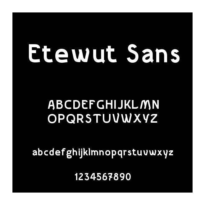 Etewut Sans