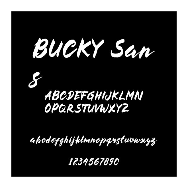 BUCKY Sans