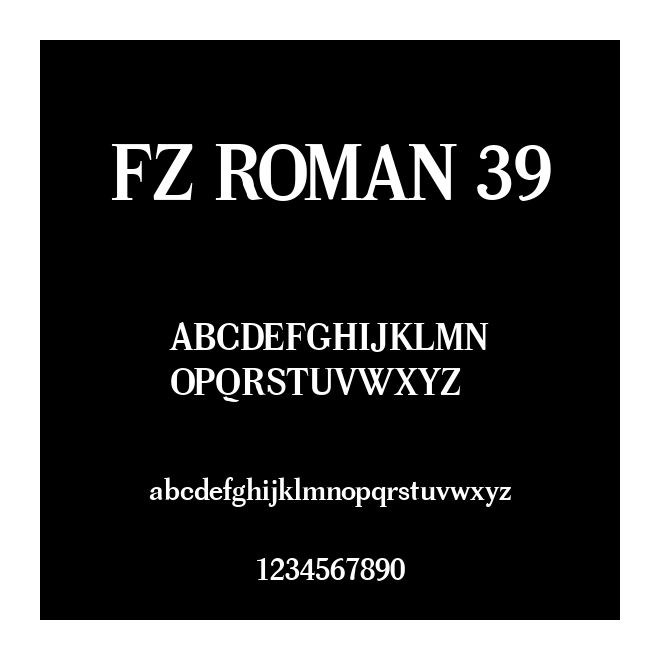 FZ ROMAN 39