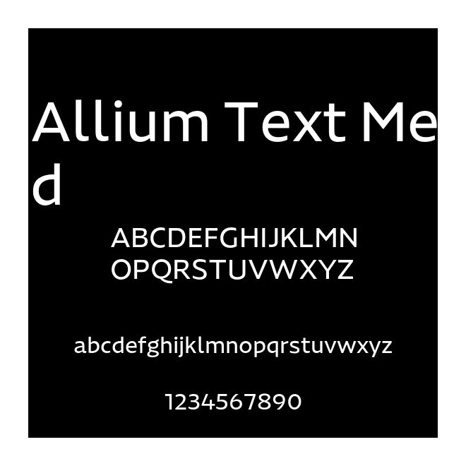 Allium Text Med