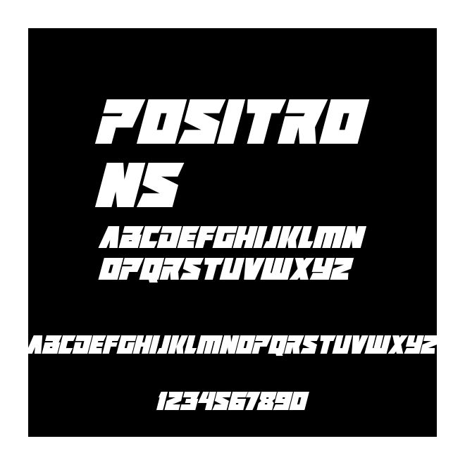 Positrons