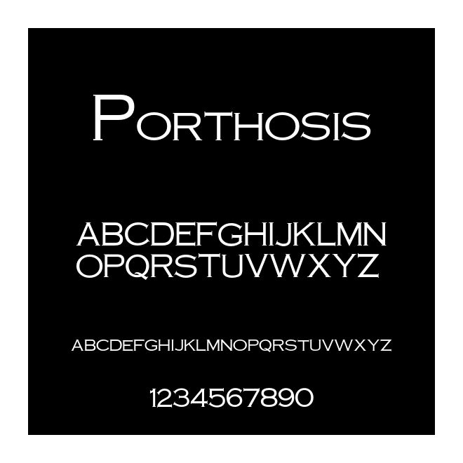Porthosis