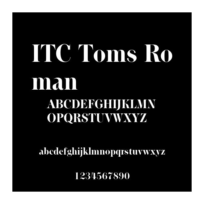 ITC Toms Roman