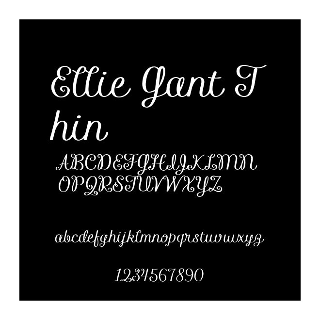 Ellie Gant Thin