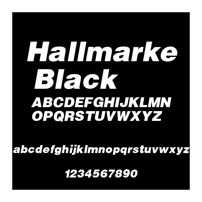 Hallmarke Black