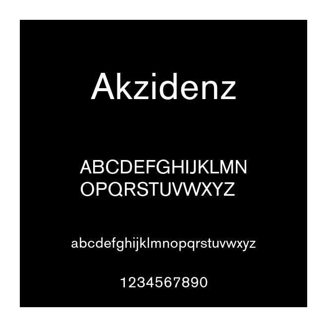 Akzidenz