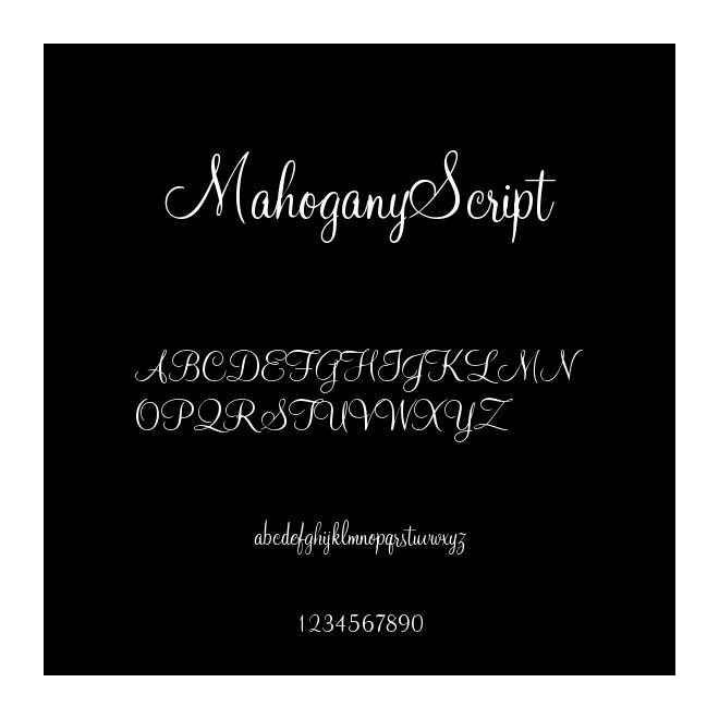 MahoganyScript