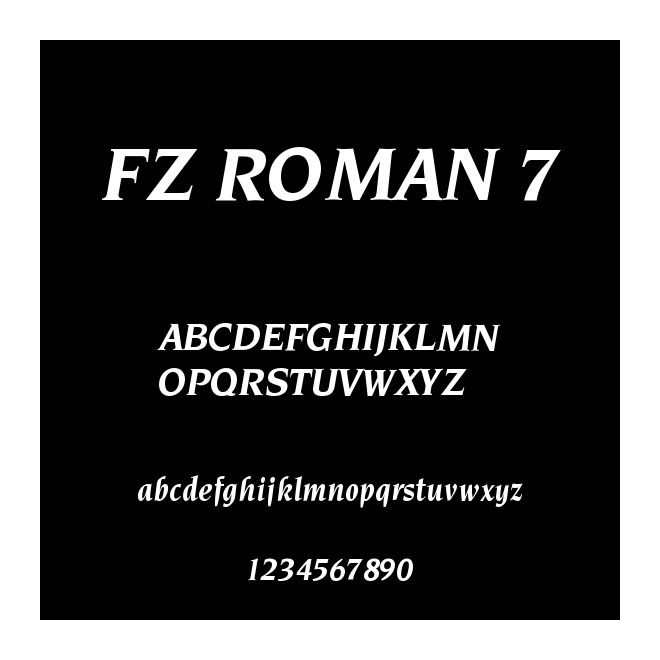 FZ ROMAN 7
