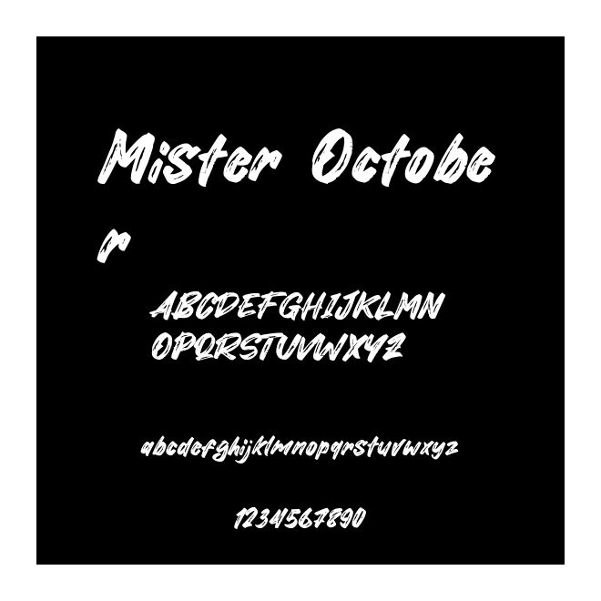 Mister October