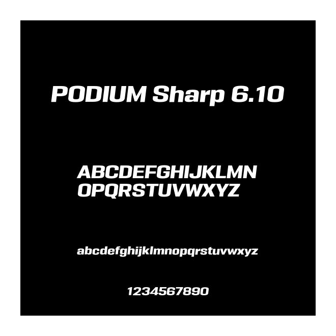 PODIUM Sharp 6.10
