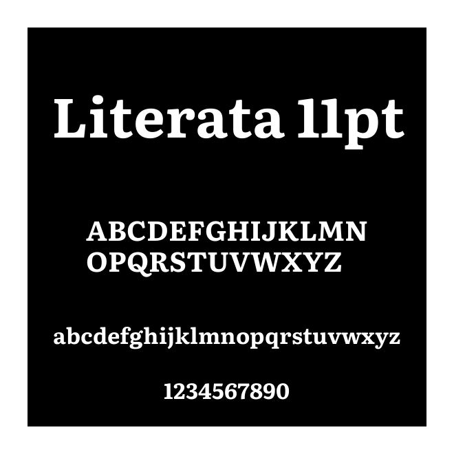 Literata 11pt