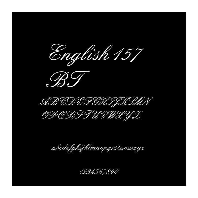 English157 BT