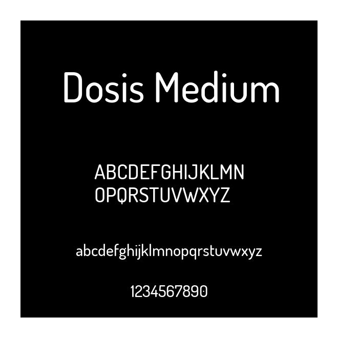 Dosis Medium