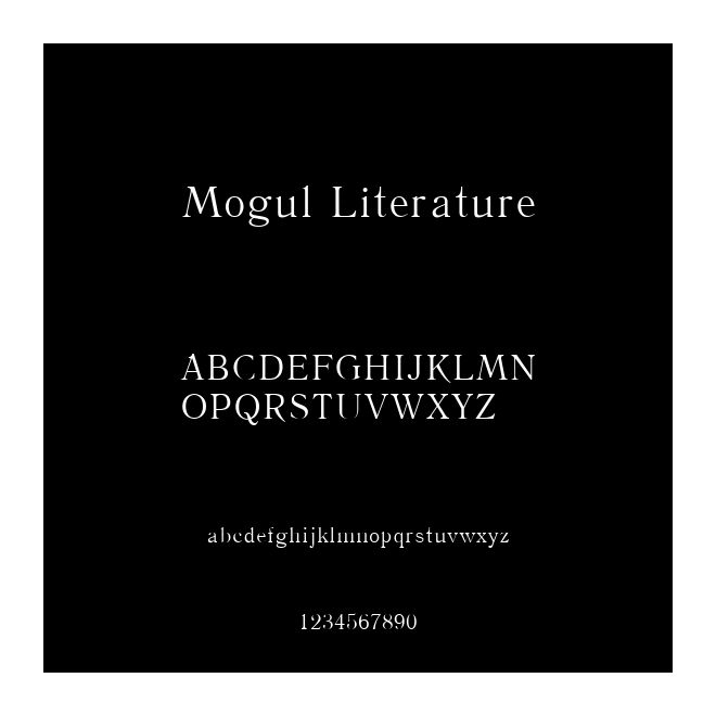 Mogul Literature