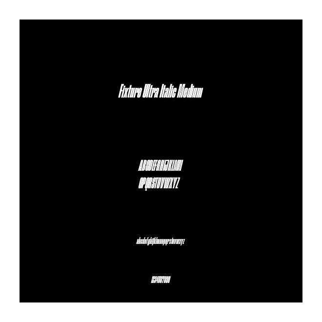 Fixture Ultra Italic Medium